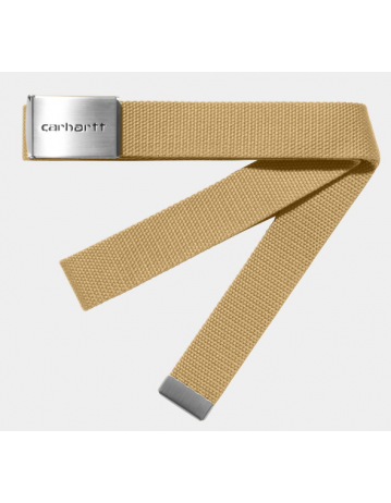 Carhartt Wip Clip Belt Chrome - Bourbon - Product Photo 1