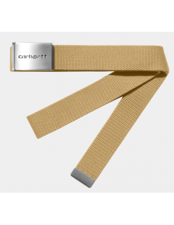 Carhartt WIP Clip Belt Chrome - Bourbon