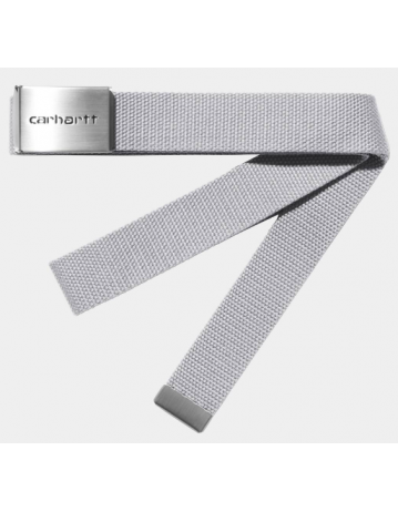 Carhartt Wip Clip Belt Chrome - Sonic Silver - Product Photo 1
