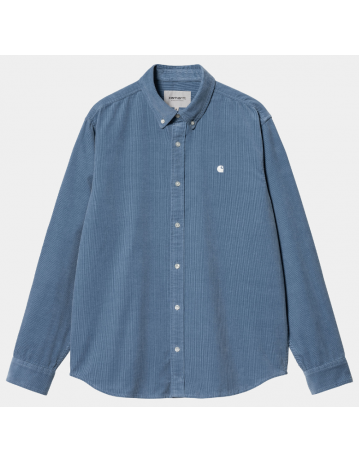 Carhartt Wip L/S Madison Fine Cord Shirt - Sorrent / Wax - Product Photo 1