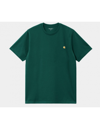 Carhartt WIP S/S Chase T-shirt - Chervil / Gold - Men's T-Shirt - Miniature Photo 1