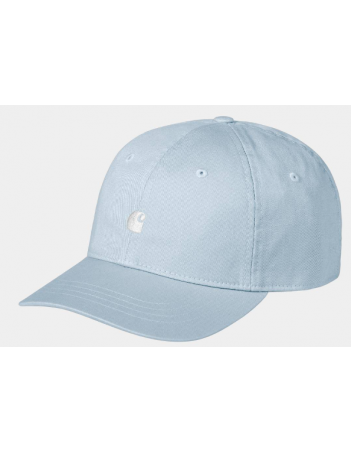 Carhartt WIP Madison Logo cap - Frosted blue / White - Pet - Miniature Photo 1