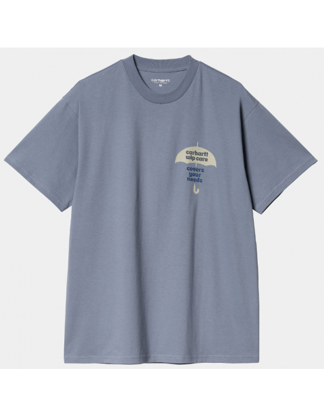Carhartt Wip Covers T-Shirt - Bay Blue - Men's T-Shirt  - Cover Photo 1