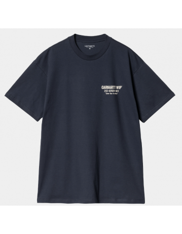 Carhartt Wip Less Troubles T-Shirt - Blue / Wax - Product Photo 2