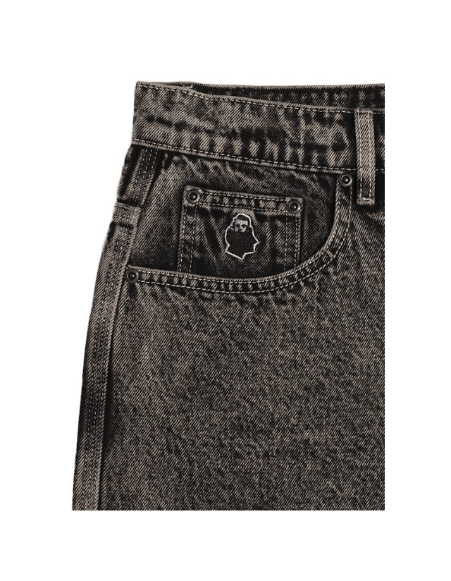 Nnsns Clothing Bigfoot - Black Acid Washed - Pantalon Homme  - Cover Photo 4