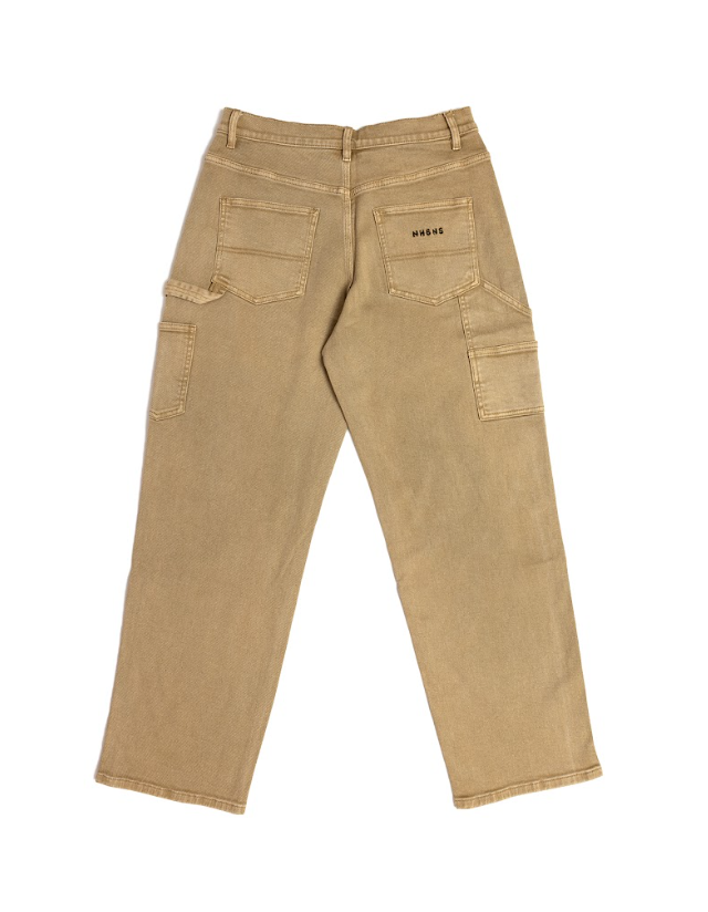 Nnsns Clothing Yeti - Superstretch Beige Canvas - Pantalon Homme  - Cover Photo 1