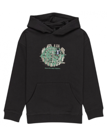 Element Magical Places Hood Youth - Off Black - Product Photo 1