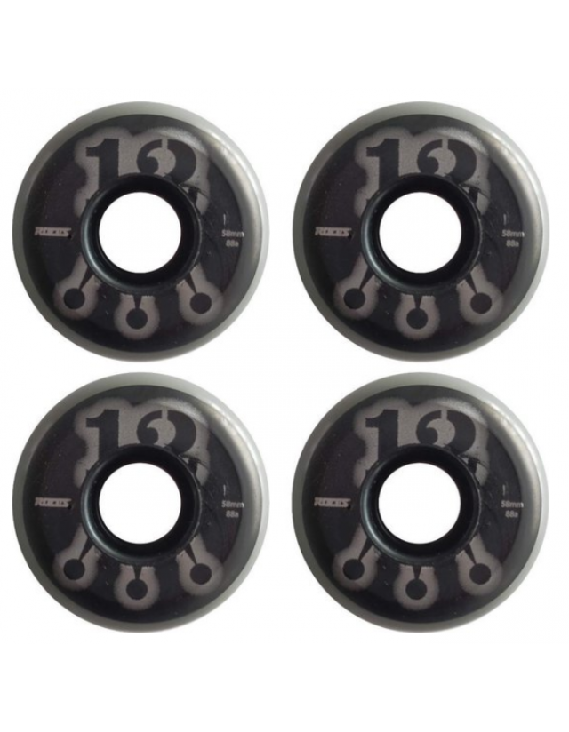 Roces m12 Wheels 58mm / 88a - 4pack - Rollers Freestyle  - Cover Photo 1