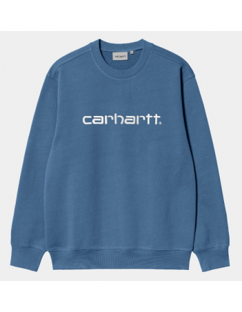 Carhartt WIP Carhartt sweat - Sorrent / White - Herren Sweatshirt - Miniature Photo 1