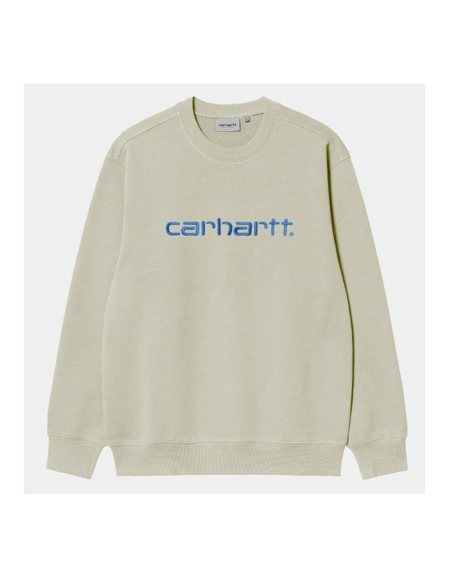 Carhartt Wip Carhartt Sweat - Beryl / Sorrent - Men's Sweatshirt  - Cover Photo 1