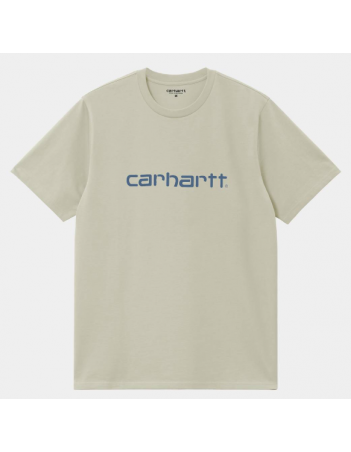Carhartt WIP Script T-shirt - Beryl / Sorrent - Herren T-Shirt - Miniature Photo 1