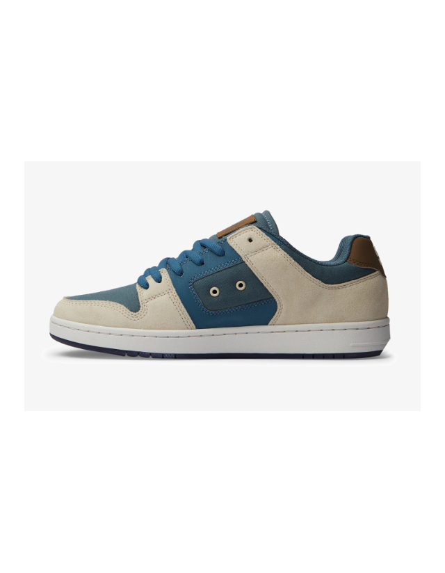 Dc Shoes Manteca 4 - Grey / Blue / White - Chaussures De Skate  - Cover Photo 4