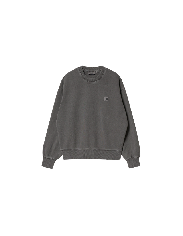 Carhartt Wip W' Nelson Sweatshirt - Charcoal - Women's Sweatshirt  - Cover Photo 1