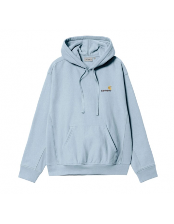 Carhartt Wip Hooded American Script - Frosted Blue - Product Photo 1