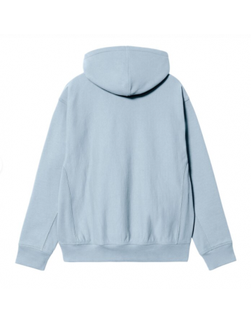 Carhartt Wip Hooded American Script - Frosted Blue - Product Photo 2