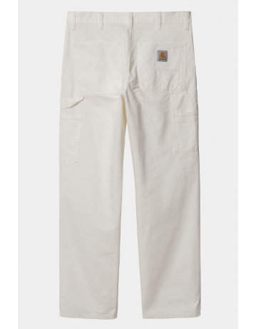 Carhartt Wip Single Knee Pant - Off White - Product Photo 1