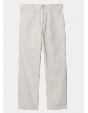 Carhartt Wip Single Knee Pant - Off White - Product Photo 2