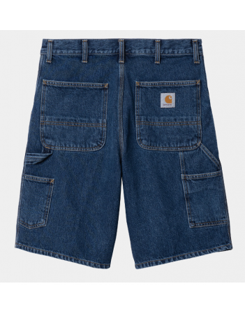 Carhartt WIP Single Knee Short - Blue Stone Washed - Shorts - Miniature Photo 1