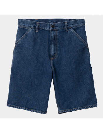 Carhartt WIP Single Knee Short - Blue Stone Washed - Shorts - Miniature Photo 2