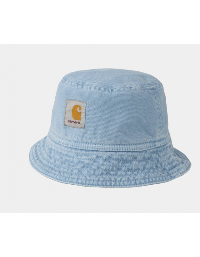 Carhartt Wip Garrison Bucket Hat - Frosted Blue Stone Dyed - Accessories  - Cover Photo 1