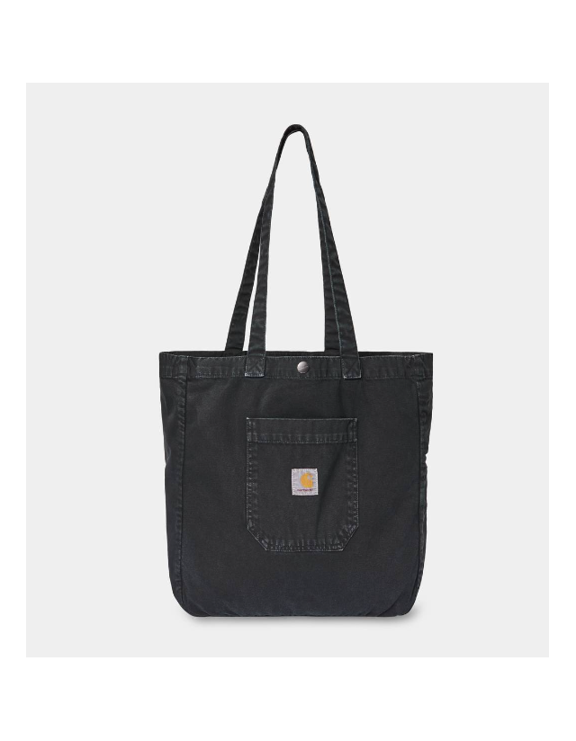 Carhartt Wip Garrison Tote - Black Stone Dyed - Bag  - Cover Photo 1