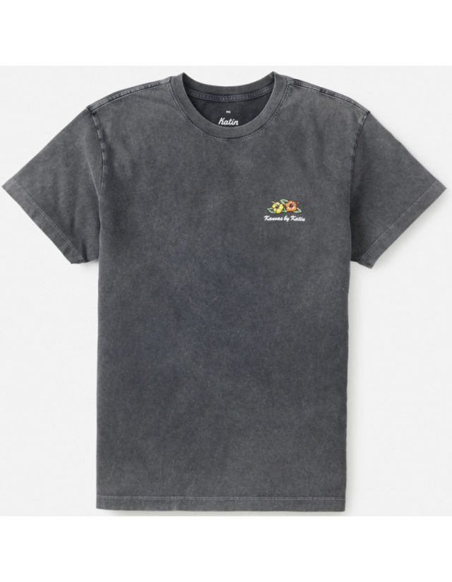 Katin Usa Lagoon Tee - Black Sand Wash - Men's T-Shirt  - Cover Photo 2