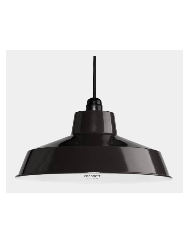 Carhartt Wip Script Lamp Shade Stainless Iron - Black - Gadget  - Cover Photo 1