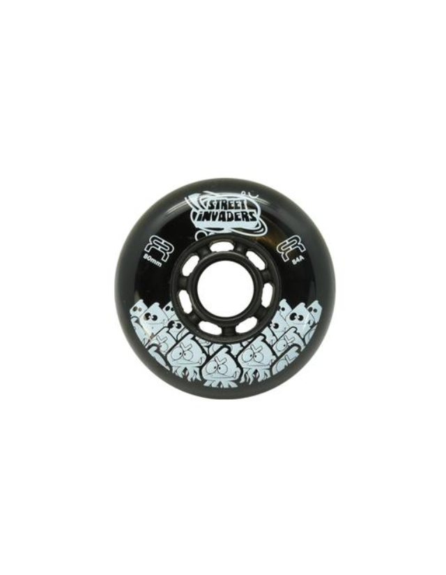 Fr Skates Street Invaders Wheels 4pack - 80mm / 84a - Rollerblades Wheels  - Cover Photo 1