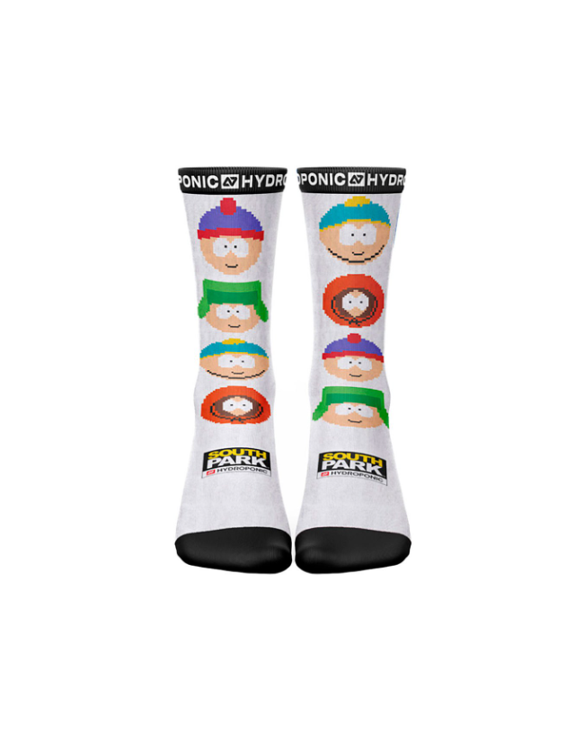 Hydroponic South Park Socks - White Heads - Socks  - Cover Photo 1