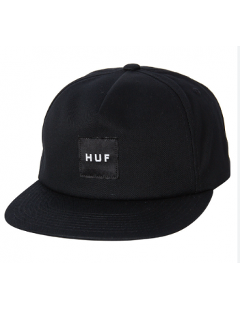 HUF Essential Unstructured Box SN - Black - Cap - Miniature Photo 1