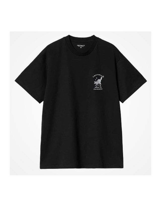 Carhartt Wip S/S Icons T-Shirt - Black / White - Men's T-Shirt  - Cover Photo 1