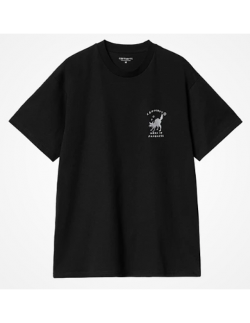 Carhartt WIP S/S Icons T-shirt - Black / White - Men's T-Shirt - Miniature Photo 1