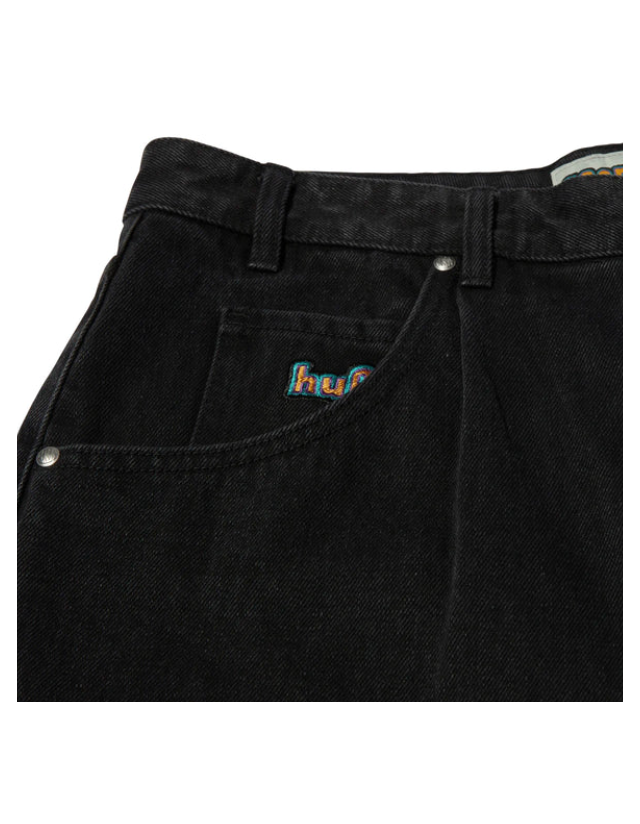 Huf Cromer Short - Washed Black - Shorts  - Cover Photo 3