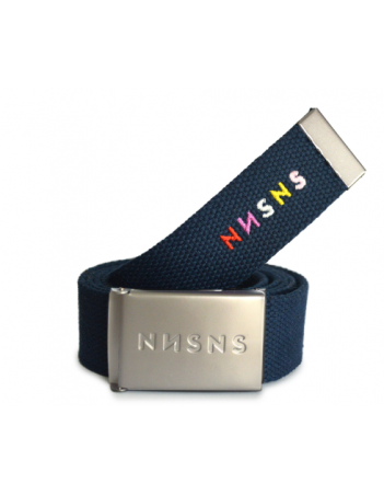 NNSNS Clothing Whip Brushed - Silver navy - Gürtel - Miniature Photo 1