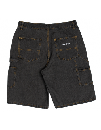 NNSNS Clothing Yeti Short - Black Washed Denim - Shorts - Miniature Photo 1