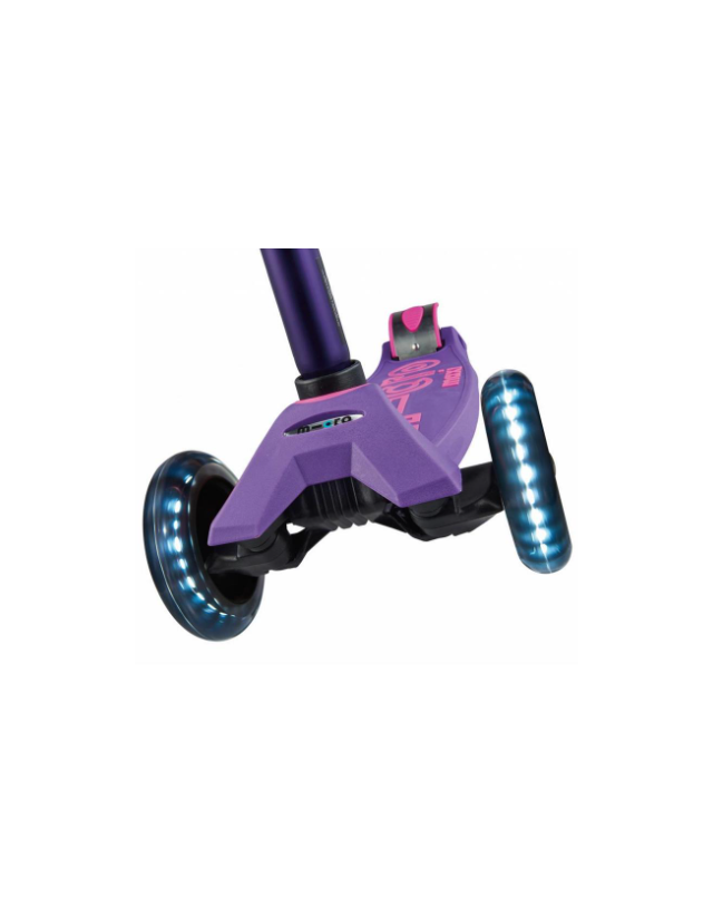 Maxi Micro Scooter Deluxe Led Purple - Scooter  - Cover Photo 3