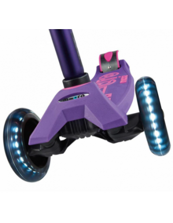 MAXI MICRO SCOOTER DELUXE LED PURPLE - Scooter - Miniature Photo 3