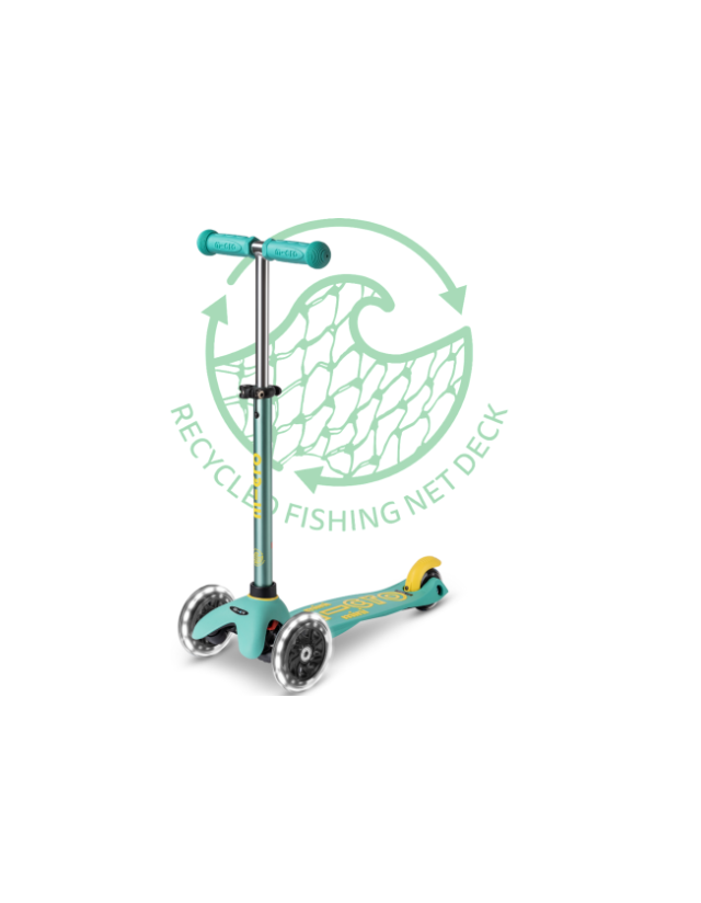 Mini Micro Scooter Deluxe Eco Led Mint - Trottinette  - Cover Photo 1