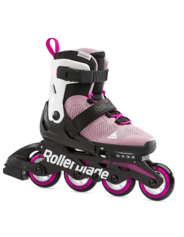 Rollerblade Microblade Youth - Pink / White - Rollers Enfant  - Cover Photo 1