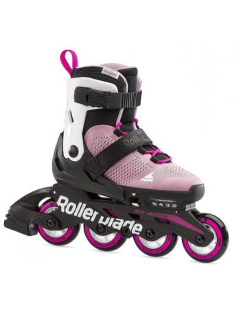 Rollerblade Microblade youth - pink / white - Rollers Enfant - Miniature Photo 1