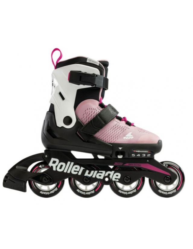 Rollerblade Microblade Youth - Pink / White - Rollers Enfant  - Cover Photo 2