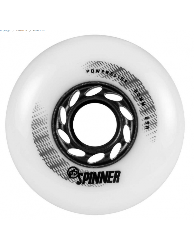 Powerslide Wheels Spinner 72mm / 88a - 4pack - Rollerblades Wheels  - Cover Photo 1