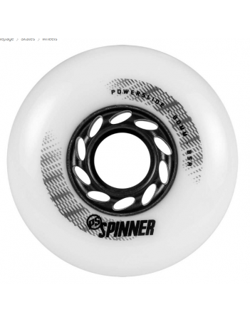 Powerslide Wheels Spinner 72mm / 88A - 4pack - Roues Rollers - Miniature Photo 1