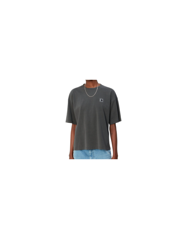 Carhartt Wip Nelson T-Shirt - Charcoal - Women's T-Shirt  - Cover Photo 1
