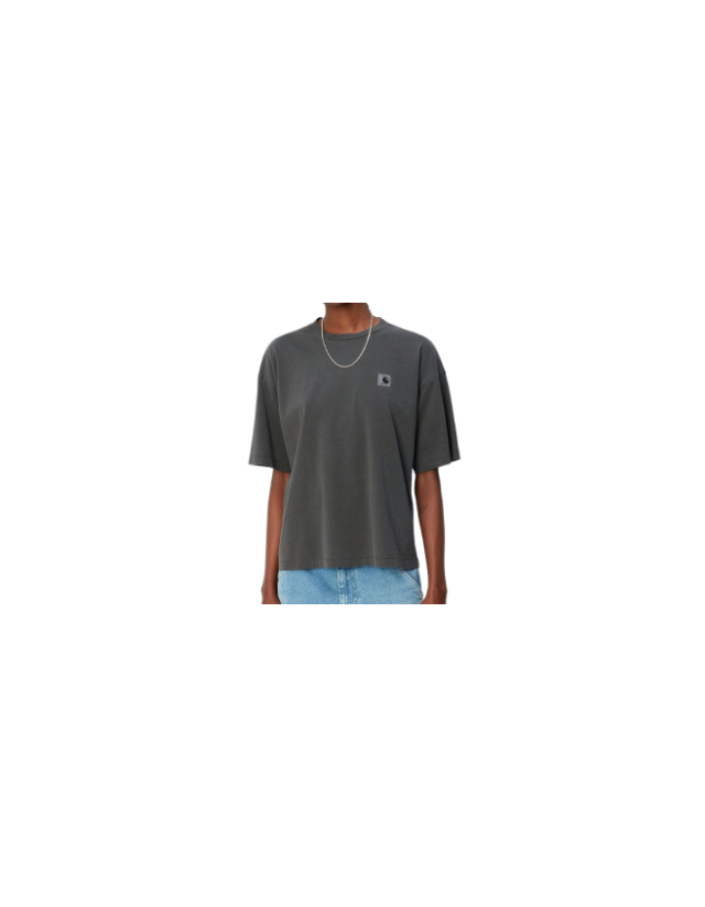 Carhartt Wip W' Nelson T-Shirt - Charcoal - Women's T-Shirt  - Cover Photo 1