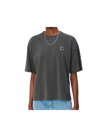Carhartt WIP Nelson T-shirt - Charcoal - T-Shirt Femme - Miniature Photo 1