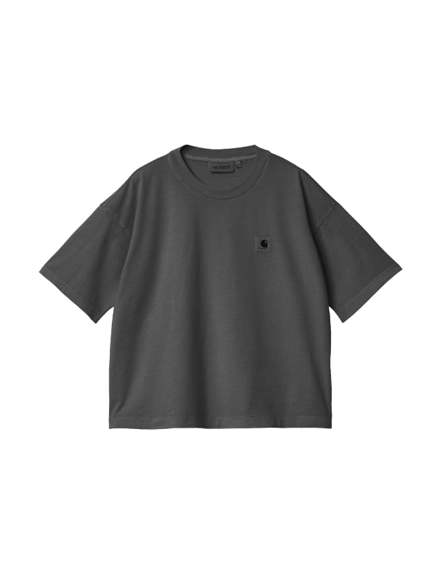 Carhartt Wip W' Nelson T-Shirt - Charcoal - Damen T-Shirt  - Cover Photo 2