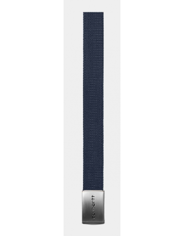 Carhartt Wip Clip Belt Chrome - Air Force Blue - Product Photo 1