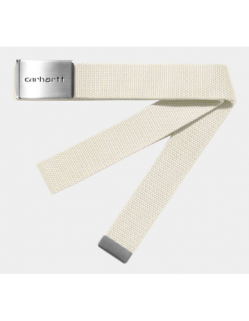 Carhartt Wip Clip Belt Chrome - Wax - Product Photo 1