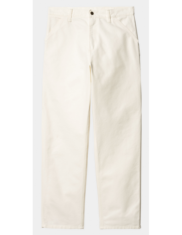 Carhartt Wip Single Knee Pant - Wax - Männerhosen  - Cover Photo 2